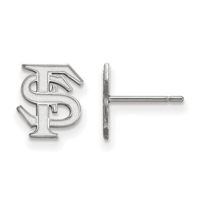 Florida State University x-Small Post Earring 10k White Gold 1W008FSU, MPN: 1W008FSU, 886774776187