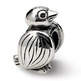 Bird Bead - Sterling Silver QRS379, MPN: QRS379, 883957721941