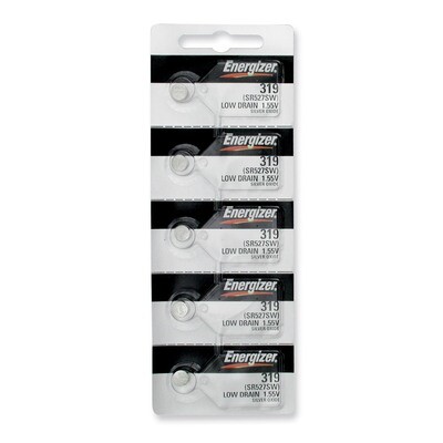 Energizer Watch Batteries Package of 5 WB319, MPN: WB319, 39800091918
