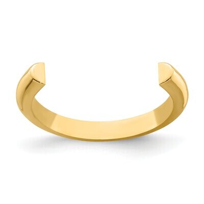 Die Struck Half Shank 14k Yellow Gold YGSH122, MPN: YGSH122,