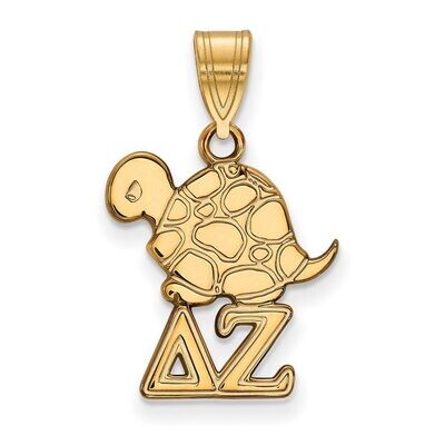 Delta Zeta Small Pendant Gold-plated Silver GP035DZ, MPN: GP035DZ, 886774937281