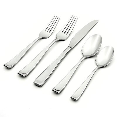 Oneida Moda 65 Piece Flatware Set T711065BA, MPN: T711065BA, 78737182337