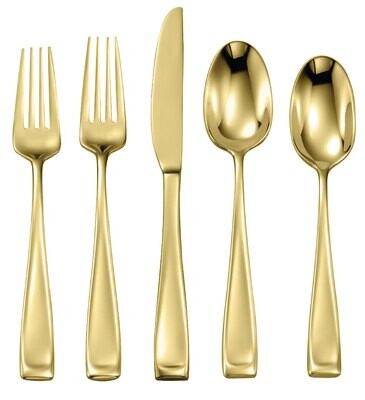 Oneida Moda Lux 45 Piece Flatware Set F134045AL20, MPN: F134045AL20, 79363016782