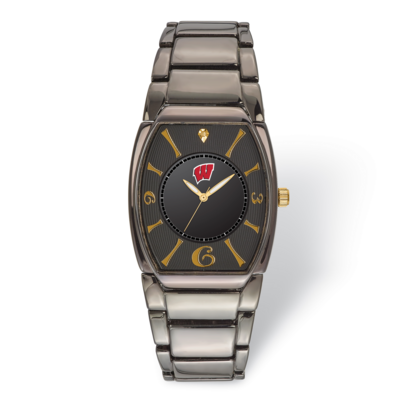 University of Wisconsin Executive Black-plated Watch UWI168, MPN: UWI168, 191101125997