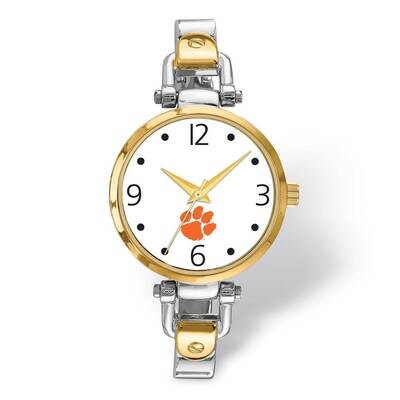 Clemson University Elegant Ladies 2-tone Watch CU172, MPN: CU172, 191101125089