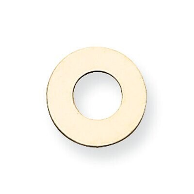 Circle with Hole Stamping 14k Yellow Gold YG1060, MPN: YG1060,