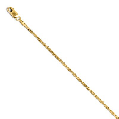 Leslie&#39;s Singapore Chain 9 Inch - 14k Gold HB-668-9, MPN: 668-9, 886774996394