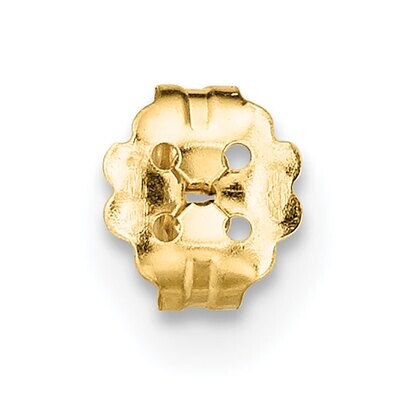 Push On Thread Off Ear Nut 14k Yellow Gold YG2688, MPN: YG2688,