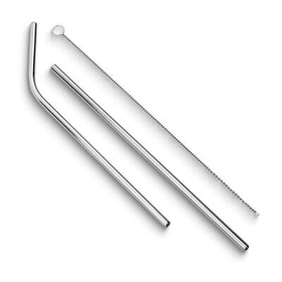 Set of Two Metal Straws with Cleaning Brush and Pouch GM24003, MPN: GM24003, 47105154900