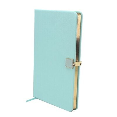Addison Ross Mint &amp; Gold Notebook A5 Inch Pu Leather NB1001, MPN: NB1001, UPC/EAN: 5024043188384