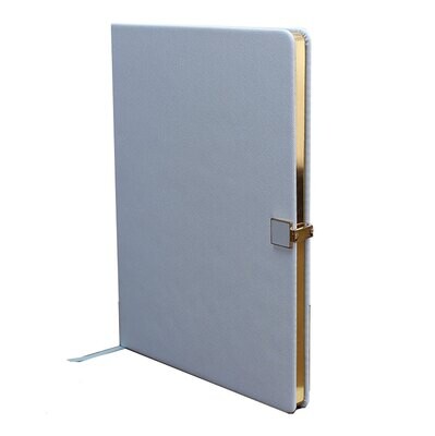 Addison Ross Blue &amp; Gold A4 Notebook A4 Inch Pu Leather NB1154, MPN: NB1154, UPC/EAN: 5024043189206