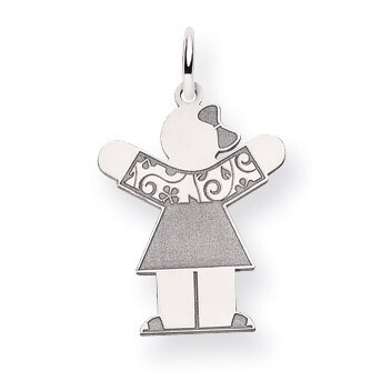 Kid Charm 14k White Gold XK1127W, MPN: XK1127W, 883957415161