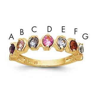 Ring 14k Gold Family Jewelry XMR17/7GY, MPN: XMR17/7GY, 883957152509