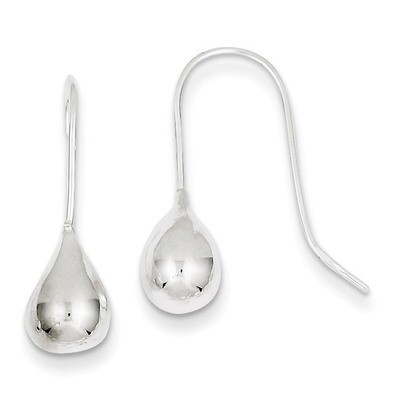 Teardrop Earrings Sterling Silver QE6834, MPN: QE6834, 883957561523