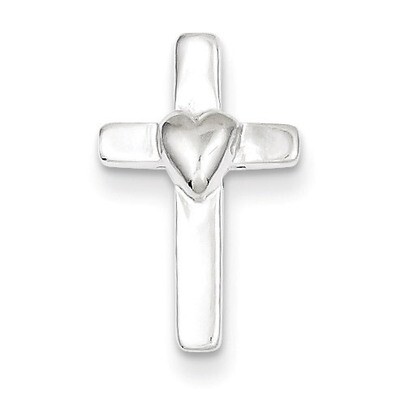 Small Cross Pendant Sterling Silver QC5390, MPN: QC5390, 883957913018