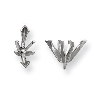 Marquise 6-Prong V-End With Peg .15Ct. Setting Platinum PL259-1, MPN: PL259,