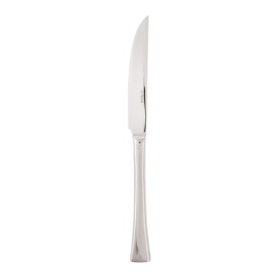 Sambonet triennale steak knife solid handle 9 1/8 inch - silverplated on 18/10 stainless steel, MPN…
