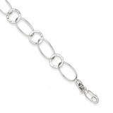 7.5 Inch Bracelet Sterling Silver Fancy QG2331-7.5, MPN: QG2331-7.5, 883957949093