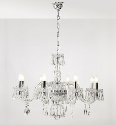 Vista Alegre Diamond Chandelier With 1 Level And 8 Arms 48000368, MPN: 48000368, 5601875397803