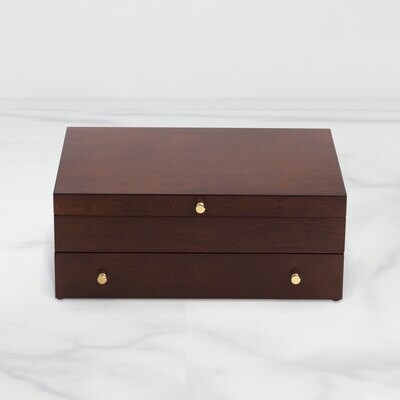Lenox Flatware Storage Flatware Mahogany Chest 893826, MPN: 893826,