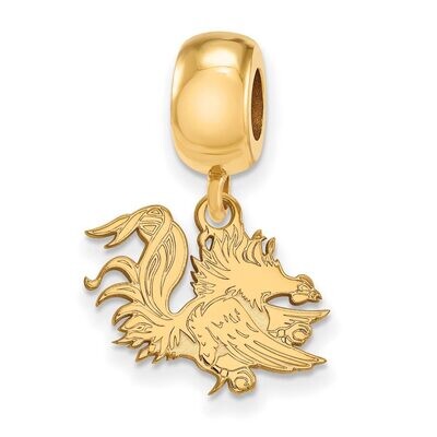 University of South Carolina Bead Charm Small Dangle Gold-plated Silver GP059USO, MPN: GP059USO, 88…