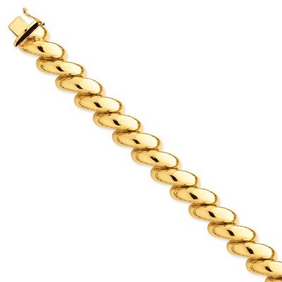 San Marco Bracelet 7 Inch 14k Gold SM30-7, MPN: SM30-7, 883957484020