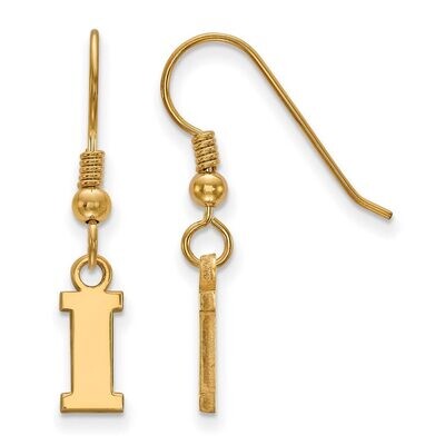 University of Iowa x-Small Dangle Earring Wire Gold-plated Silver GP066UIA, MPN: GP066UIA, 88677495…