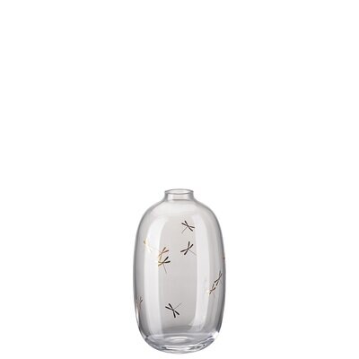 Rosenthal Turandot Crystal Clear Gold Vase 6 Inch, MPN: 69172-321593-47015, 790955368040