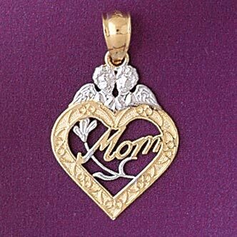 Dazzlers Jewelry Heart Pendant Necklace Charm Bracelet in Yellow, White or Rose Gold 7182, MPN: DZ-…