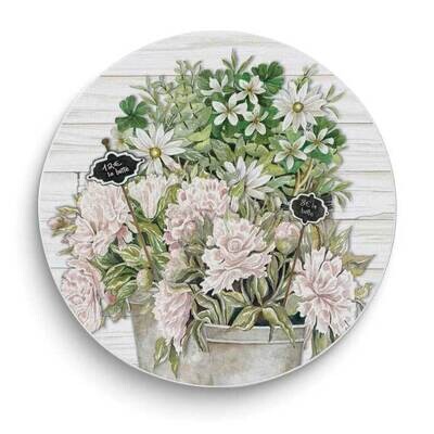 Vintage Farmhouse 16 inch Diameter Round Glass Counter Saver GM24388, MPN: GM24388, 608814200342