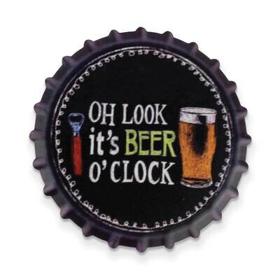 Set of 4 Beer O&#39;Clock Resin Coasters GM22631, MPN: GM22631, 788089151454