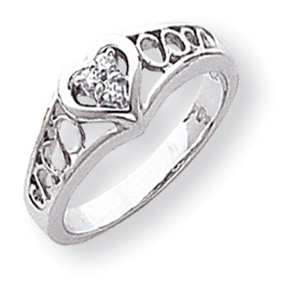 Diamond heart Ring 14k white Gold Y1733A, MPN: Y1733A, 191101546570