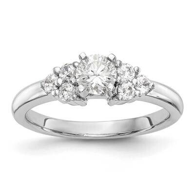 Diamond Si1/Si2, G H I, Peg Semi-Mount Engagement Ring 14k White Gold Lab Grown RM2775E-024-WLG, MP…