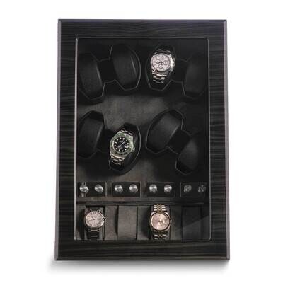 Ash Wood High Lacquer Eight Watch Winder and Watch Storage Case GM24106, MPN: GM24106, 797140507420