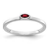 Garnet Ring 14k White Gold RM4327-GA-W, MPN: RM4327-GA-W, 883957312446