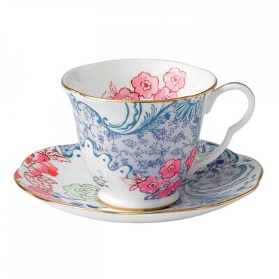 Wedgwood Butterfly Bloom Teacup and Saucer Set Spring Blossom, MPN: 5C107800047, 91574178776