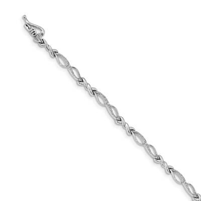 Bracelet 14k White Gold Diamond BM4610-005-WA, MPN: BM4610-005-WA, 813455011091