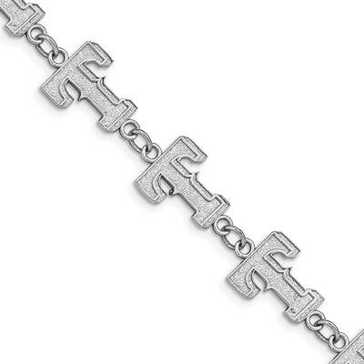 MLB Texas Rangers Logo with 1.5 In Extender Link Bracelet Stainless Steel ST515RAN, MPN: ST515RAN, …