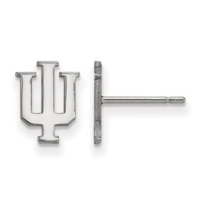 Indiana University x-Small Post Earring 10k White Gold 1W008IU, MPN: 1W008IU, 886774776286