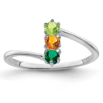 Genuine 3 Stone Mother&#39;s Ring 14k White Gold XMR15/3WGY, MPN: XMR15_3W, 883957499932