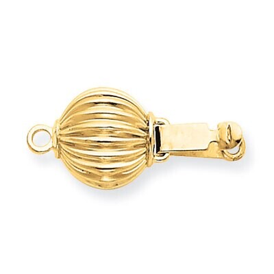 Bead Pearl Clasp 14k Yellow Gold YG2823, MPN: YG2823,