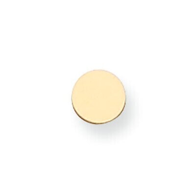 Round Stamping 14k Yellow Gold YG1001, MPN: YG1001,
