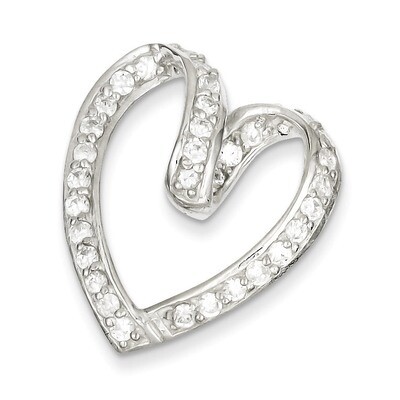 Sterling Silver With Diamond Pendant QP2766