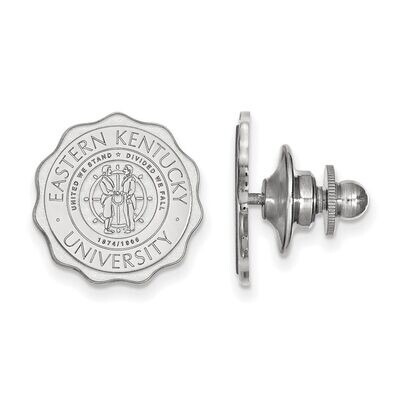 Eastern Kentucky University Crest Lapel Pin 14k White Gold 4W017EKU, MPN: 4W017EKU, 886774841649