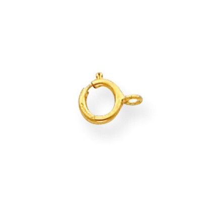 Gold Filled 5.5 mm. Spring Ring With Open Ring Clasp GF3421, MPN: GF3421,