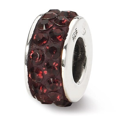 January Double Row Swarovski Elements Bead - Sterling Silver QRS1265JAN, MPN: QRS1265JAN, 883957302…
