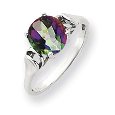 8mm Fire Topaz Ring 14k white Gold Y4723FT, MPN: Y4723FT, 883957607207