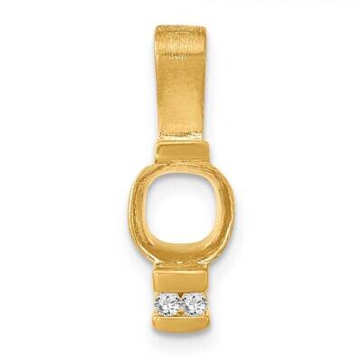 Diamond Semi Mount Pendant 10k Gold PXS1643/SEMI-0YAA, MPN: PXS1643/SEMI-0YAA,