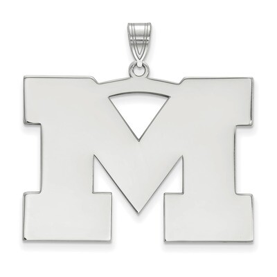 Michigan University of x-Large Pendant Sterling Silver SS005UM, MPN: SS005UM, 886774957432