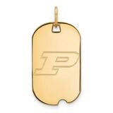 Purdue Small Dog Tag Gold-plated Silver GP022PU, MPN: GP022PU, 886774926889